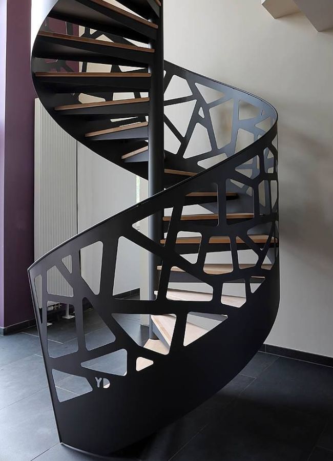 diseños de escaleras de caracol de herreria bonitas y economicas